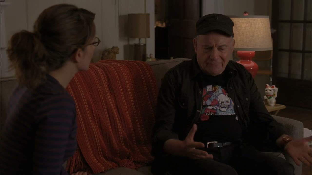 - your mother and I don't laugh like we used to.