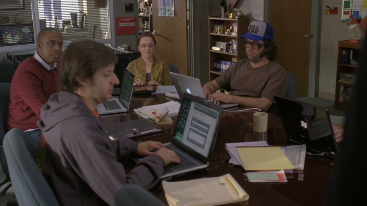 A bunch of 30-year-olds, sitting around