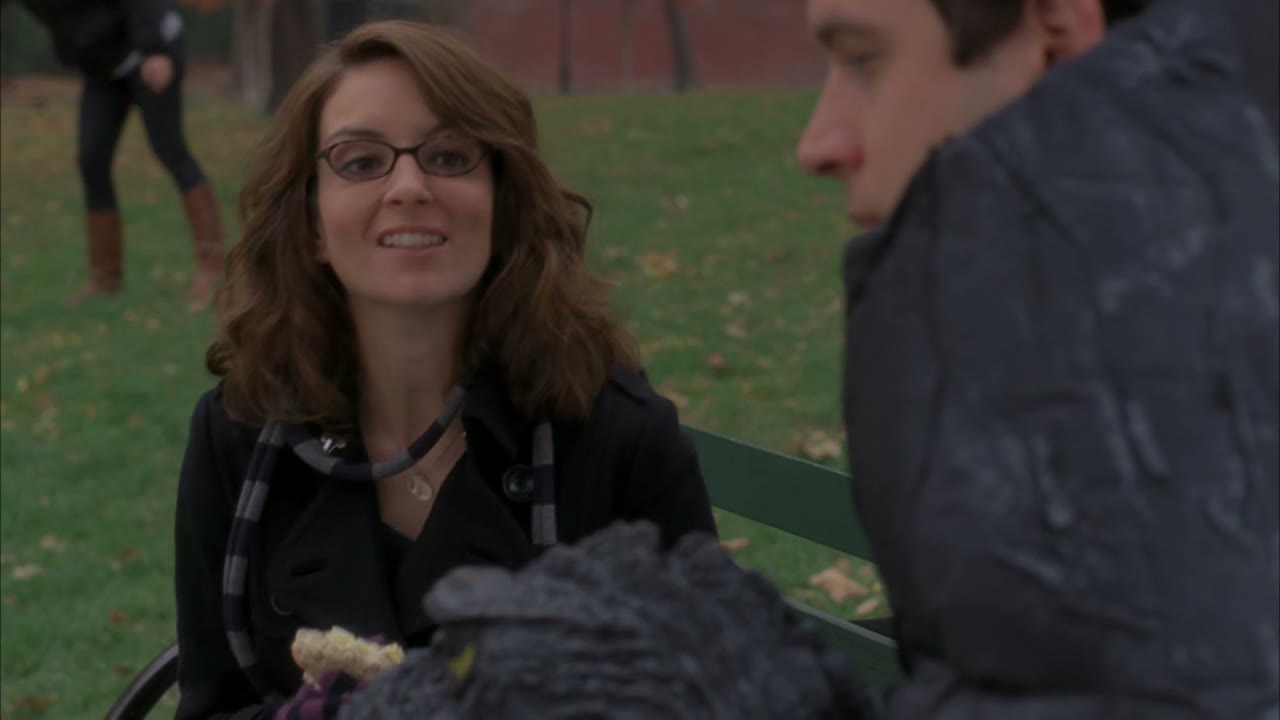 Godzilla sits next to you while you're eating