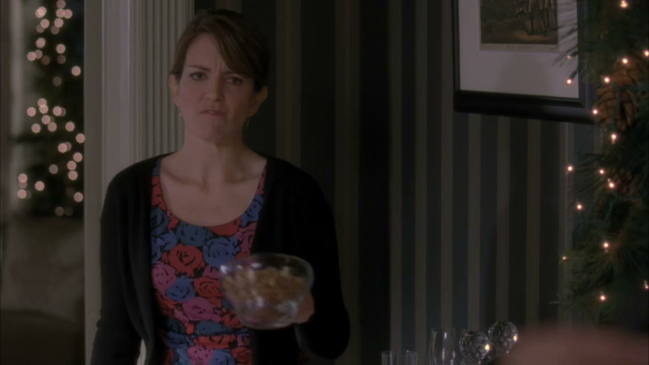 - oh, great, avery's here, and she looks mad.