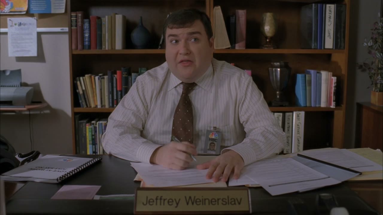 In the employer's office compared to other employees?