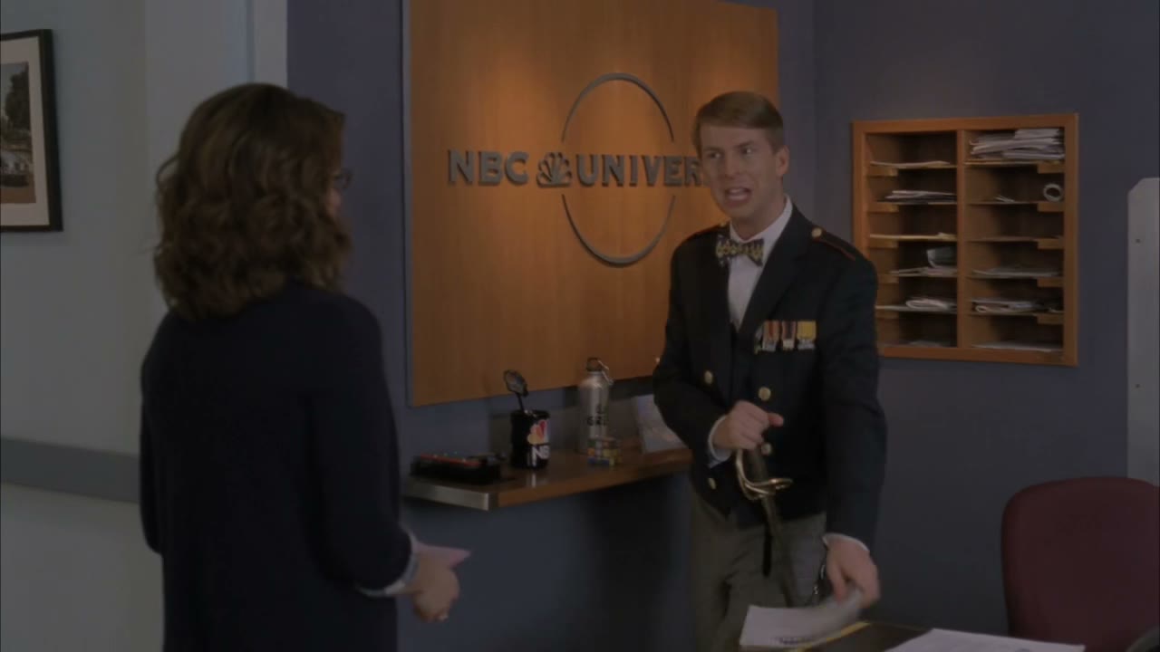 - what are you wearing? - my nbc page dress blues.