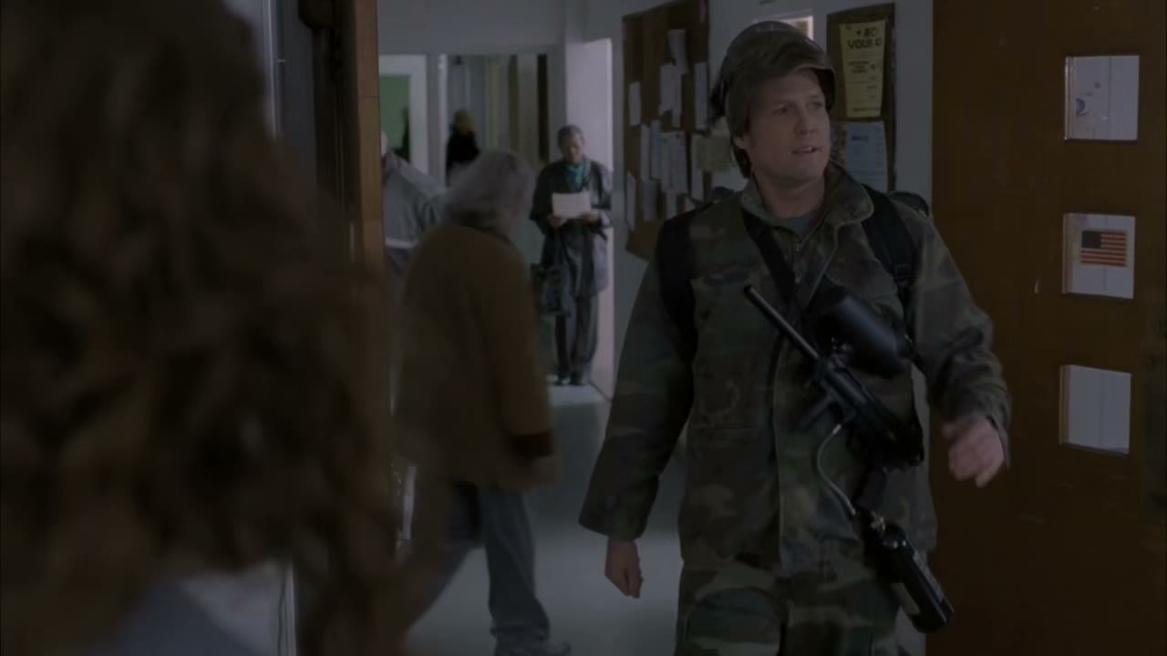 - hey, dummy, you got to drive me to paintball,