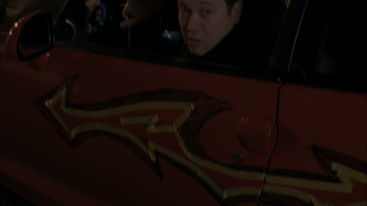 And you made these flames out of magic marker and tape!