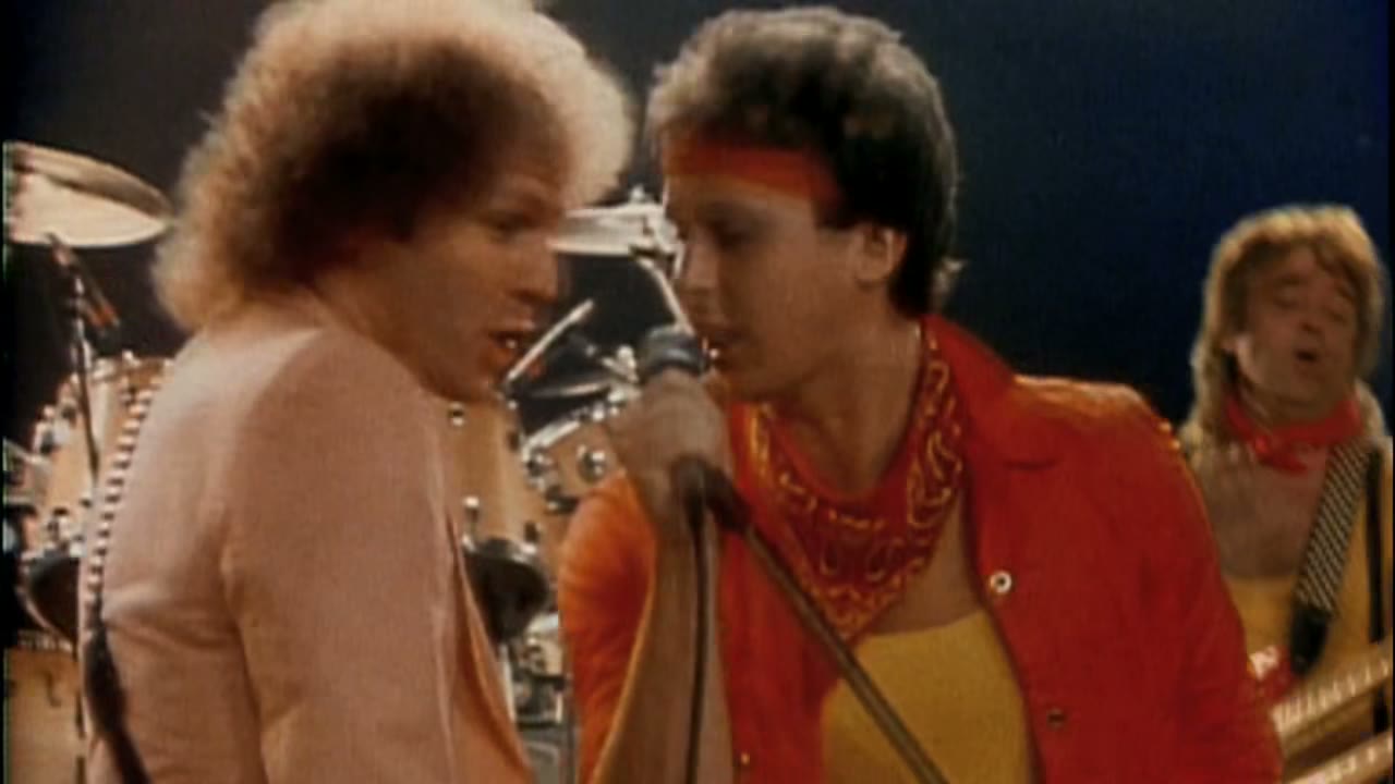 - ♪ Everybody's workin' for the weekend ♪