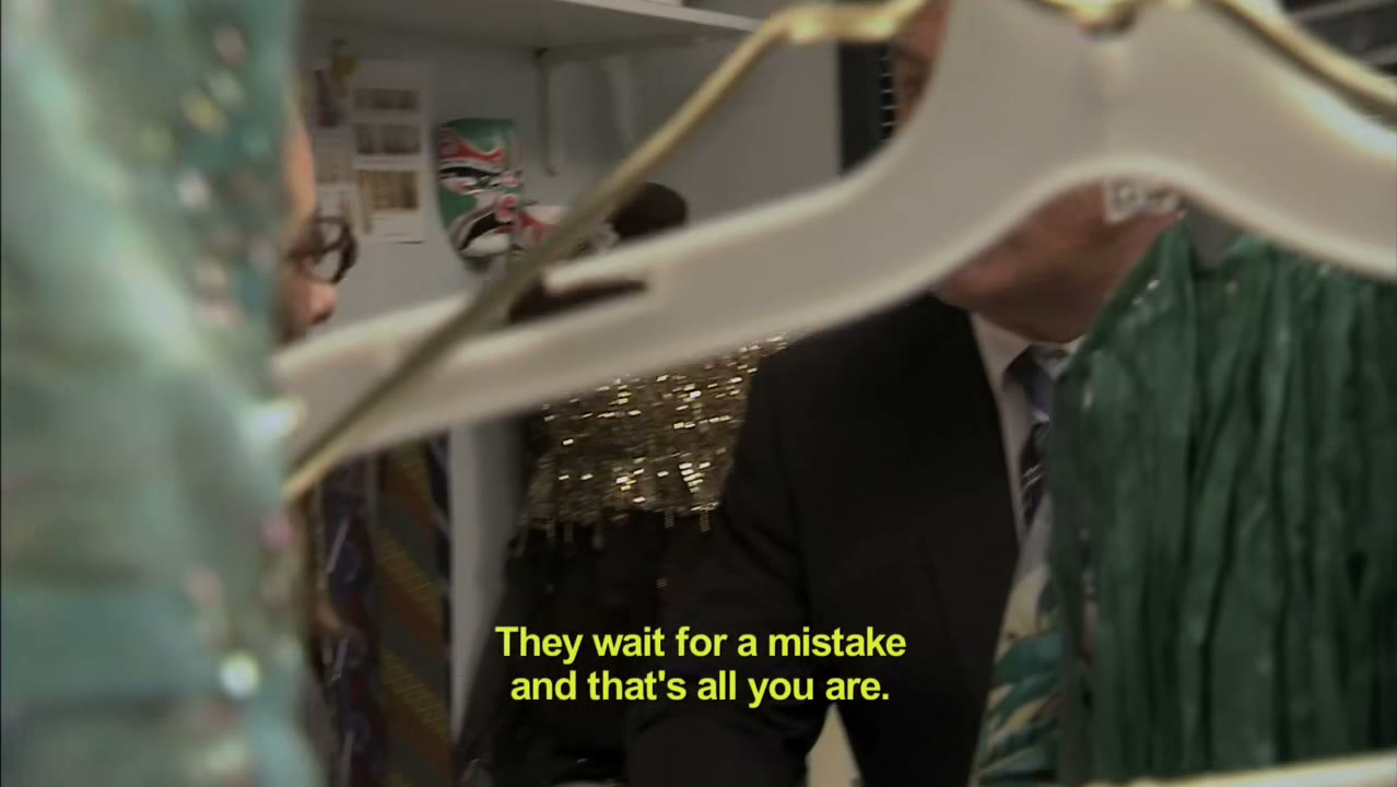 They wait for a mistake and that's all you are.