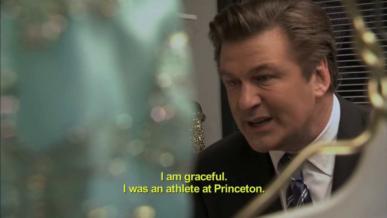 I am graceful. I was an athlete at princeton.