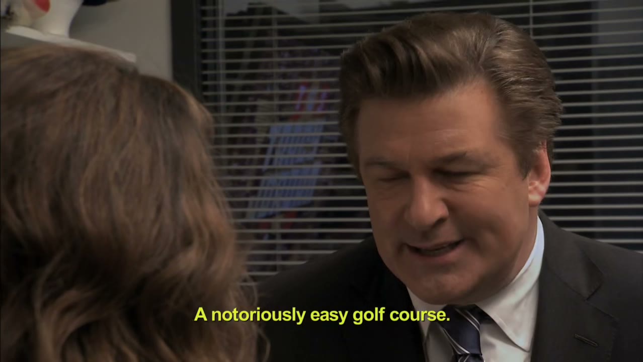 A notoriously easy golf course.