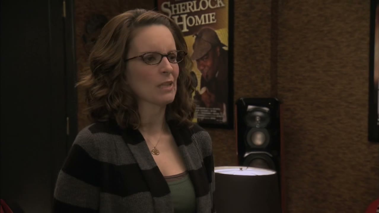 He'd be, like, "damn you, liz lemon."