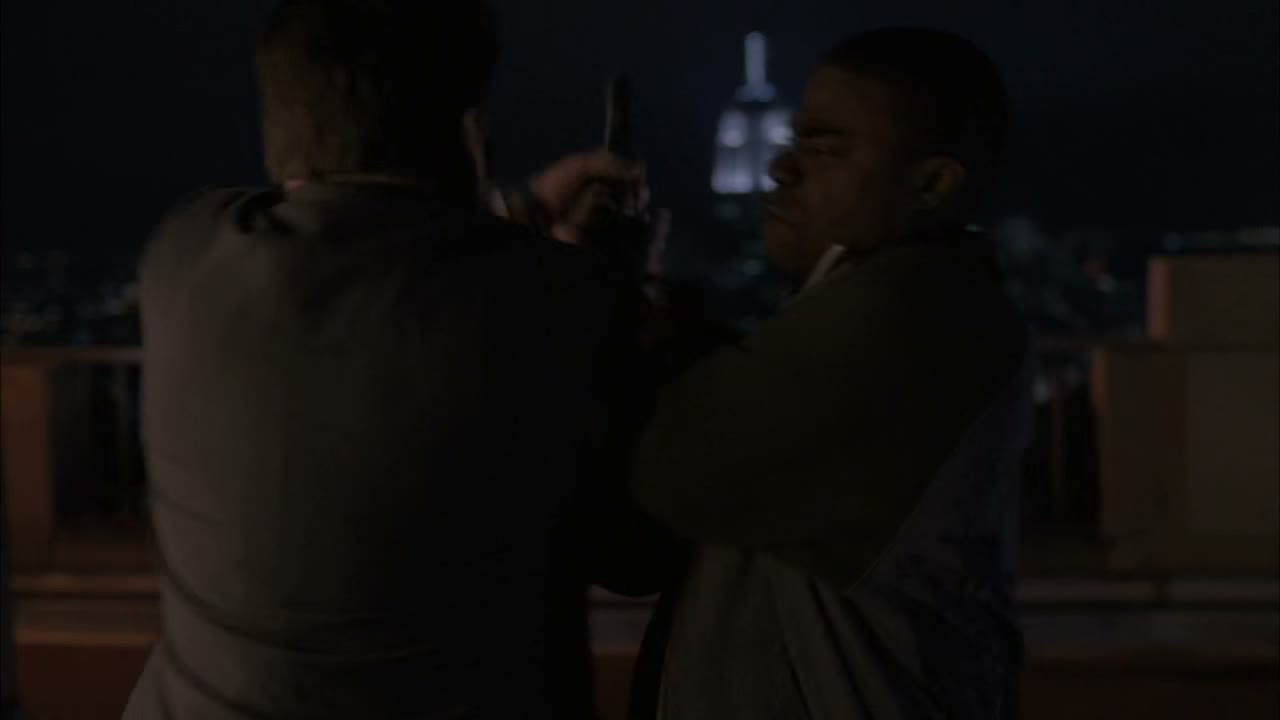 - for god's sakes, tracy, give me that gun!