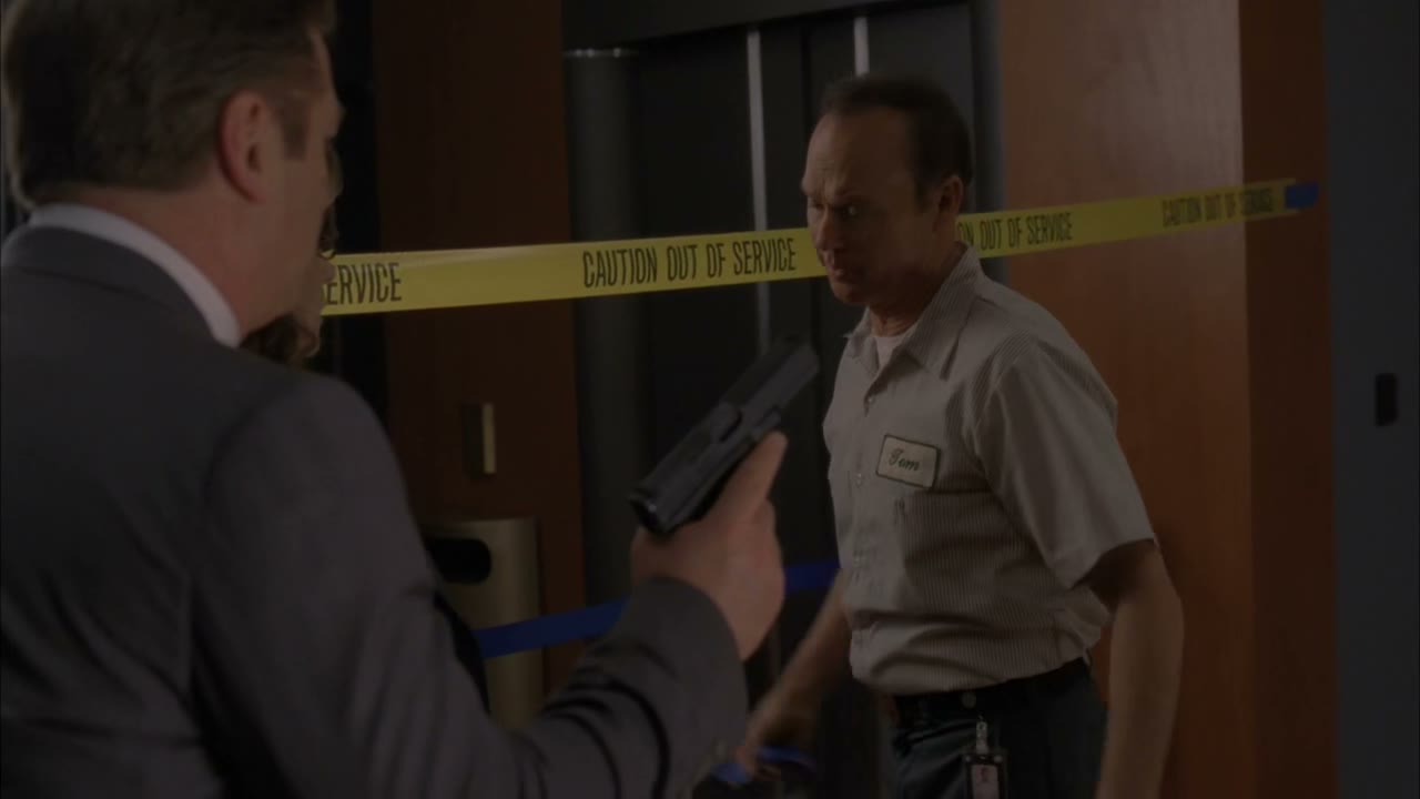 On the gas line, we somehow broke the elevator.