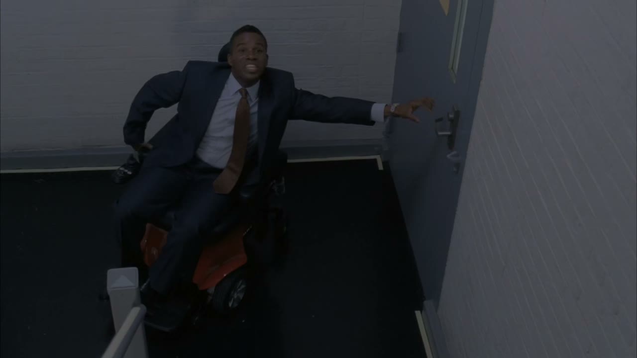 - excuse me. The elevators are out.