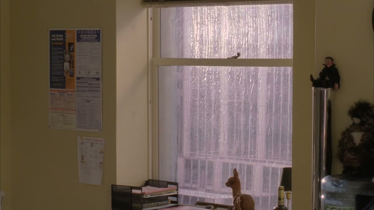 - rain, check. Room temperature, check.