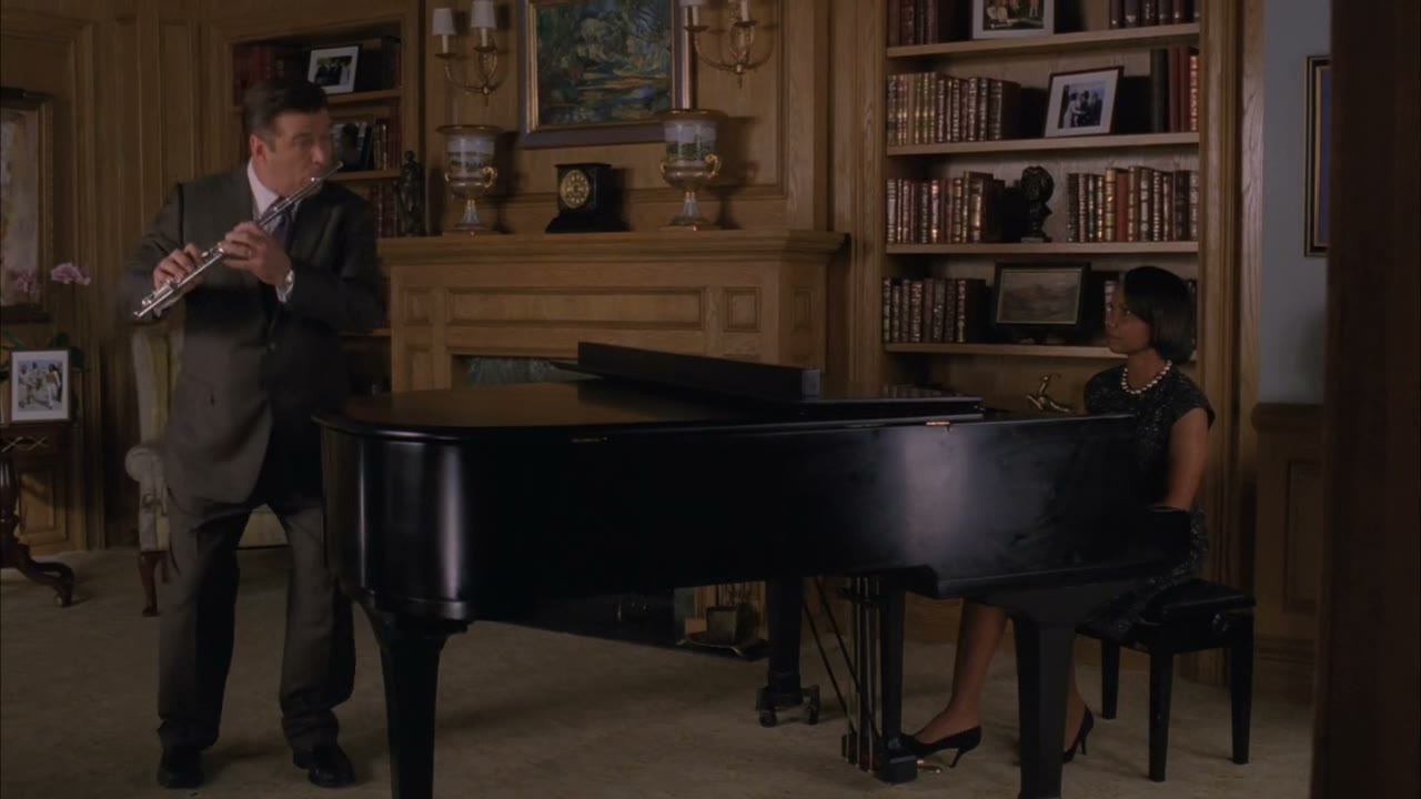 [Accompanying on flute]