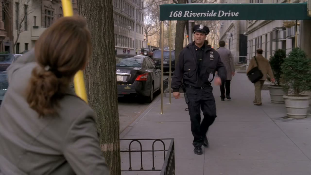- hey, that's city property. Put the saw down.