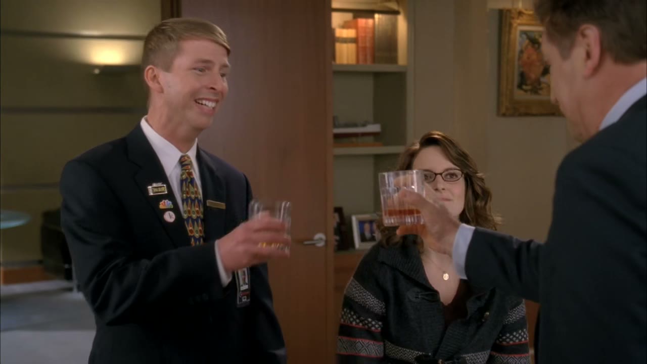 [Glasses clink]