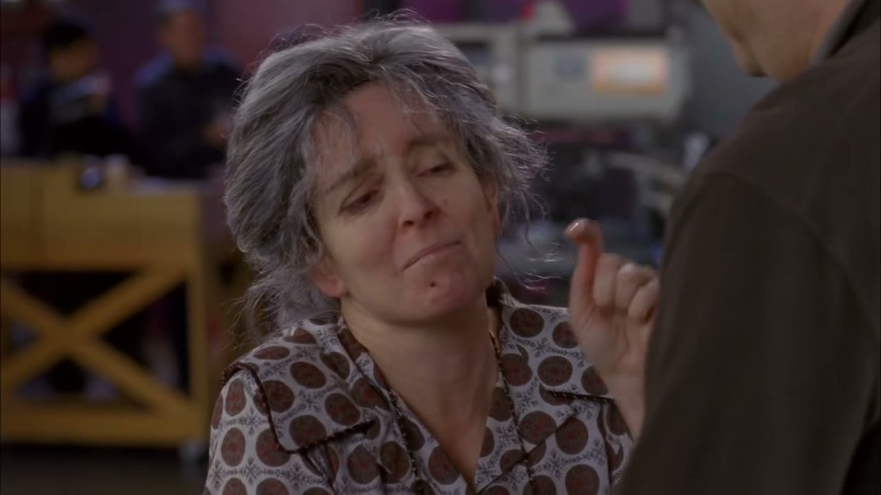 And there's a monk rerun on.
