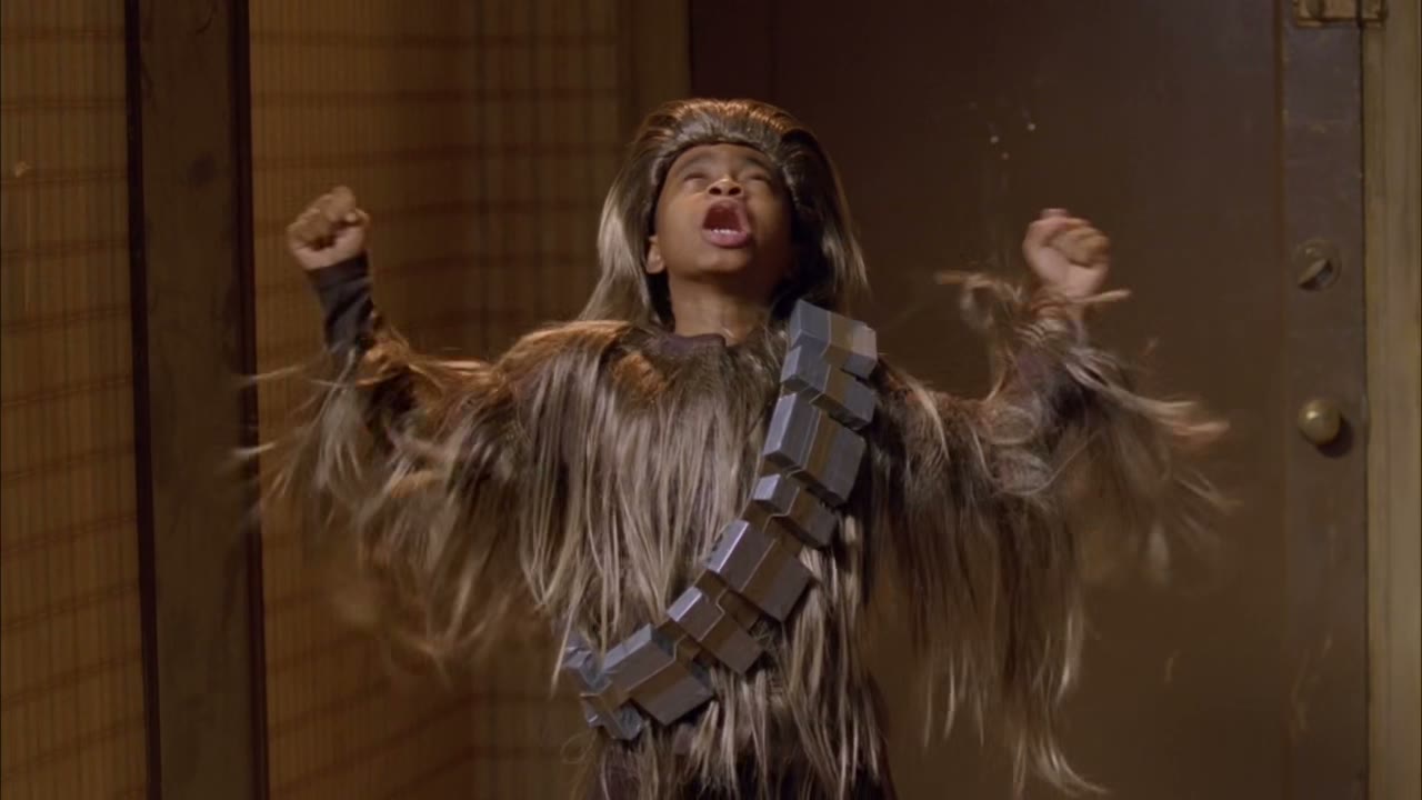 - perfectly-executed chewbacca sounds!