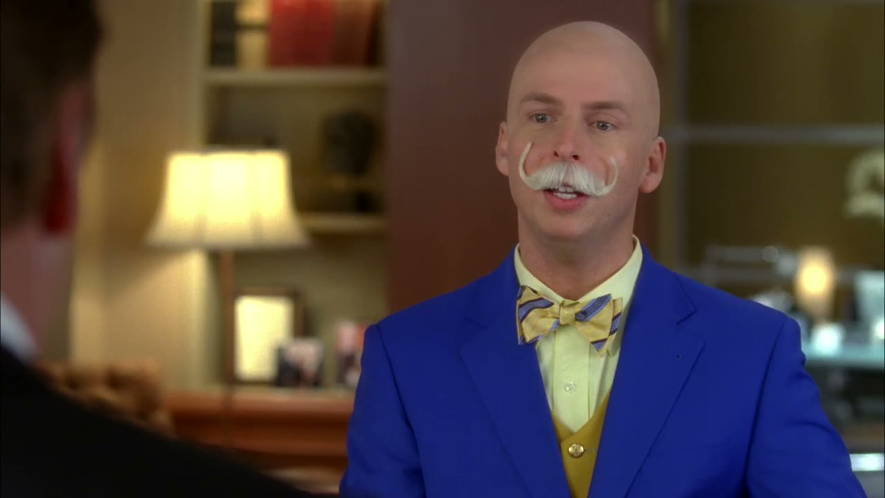 - of course, take off my bald cap.