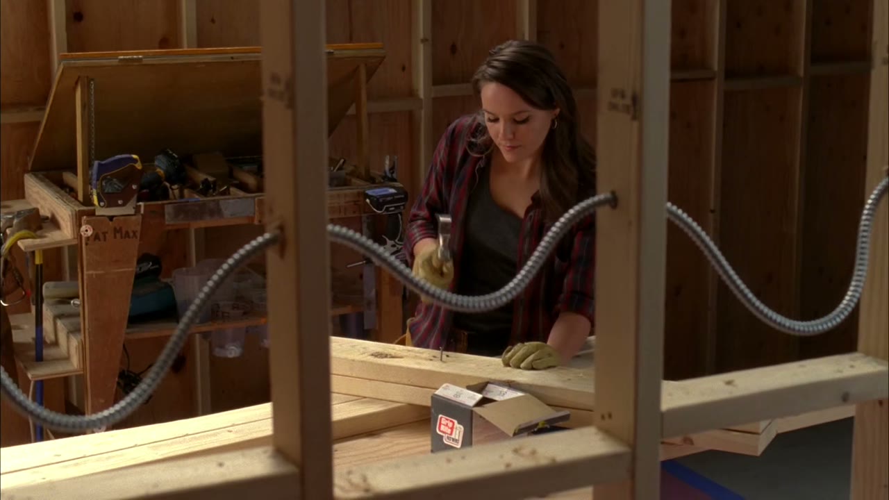 She's doing habitat for humanity.