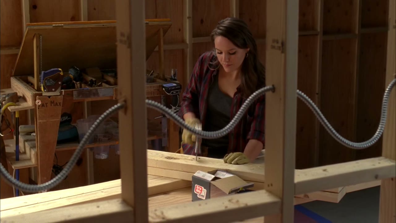 She's doing habitat for humanity.