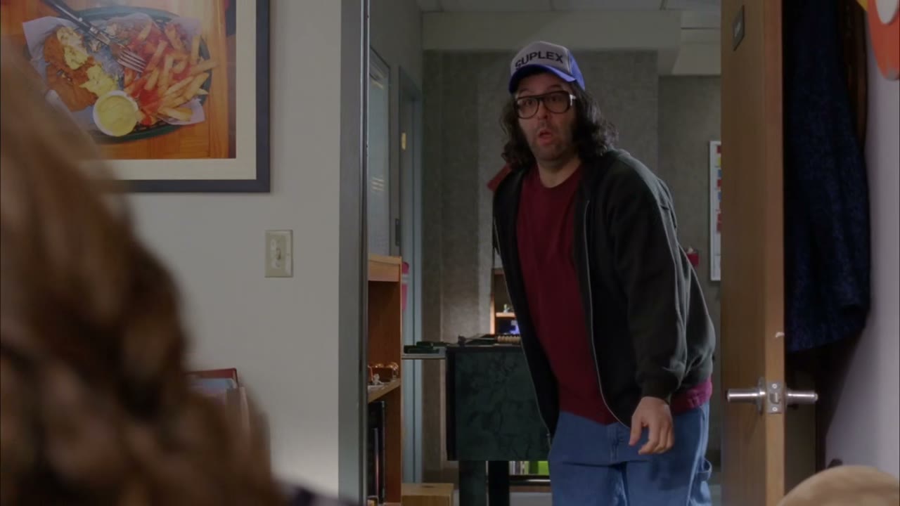 [Knocks at door] - hey.