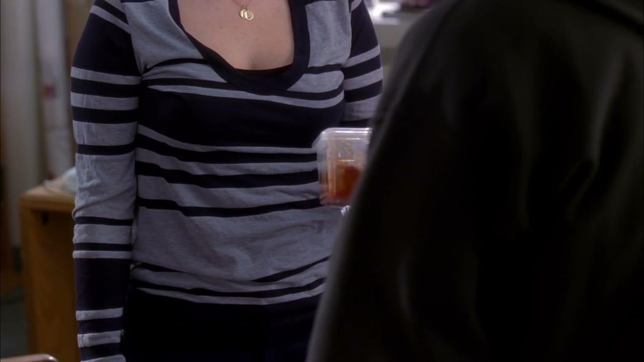 [Liz's stomach speaking] - eat them now!