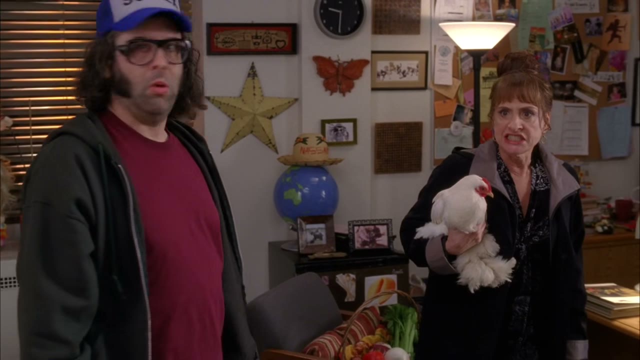 How dare you? Get out of my liz's office.