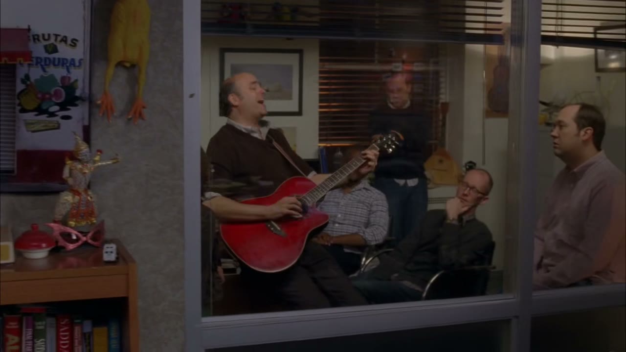 - ♪ And phil donahue's walking past cinnabon ♪