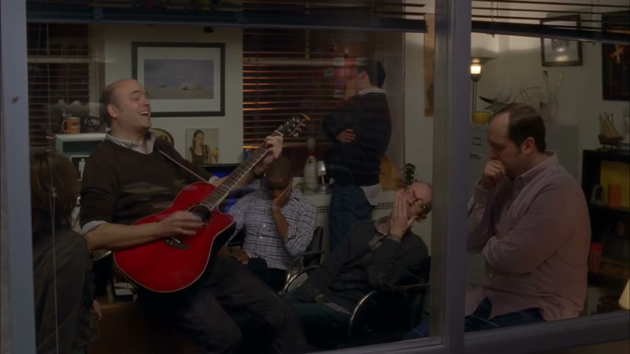 ♪ And he's making eye contact with me ♪