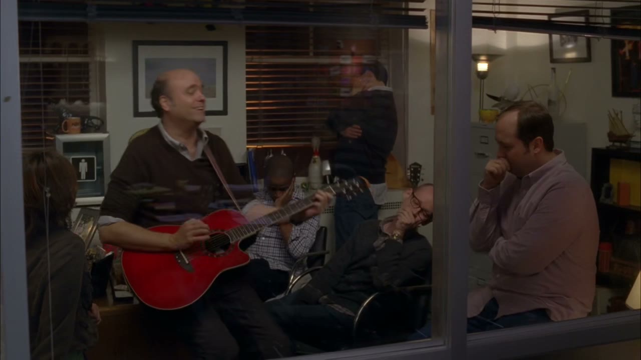 ♪ And he's making eye contact with me ♪