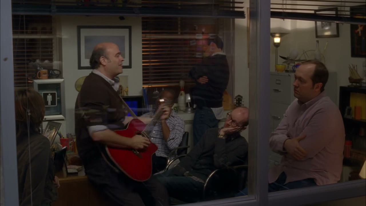 ♪ I can tell by his smile that he'll stay for a while ♪