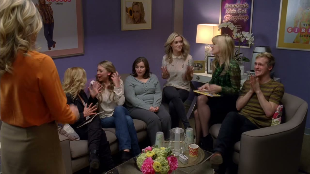 - oh! Barbara walters! [Excited chattering]