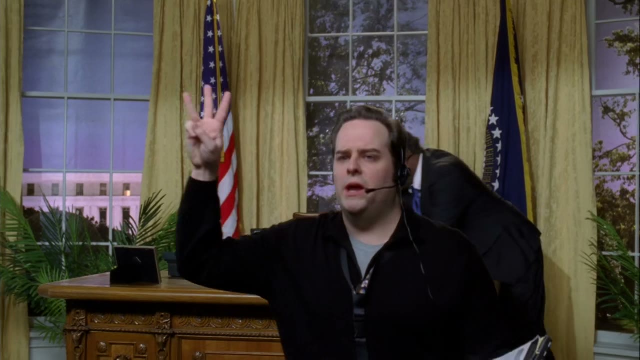 - Four, three--
