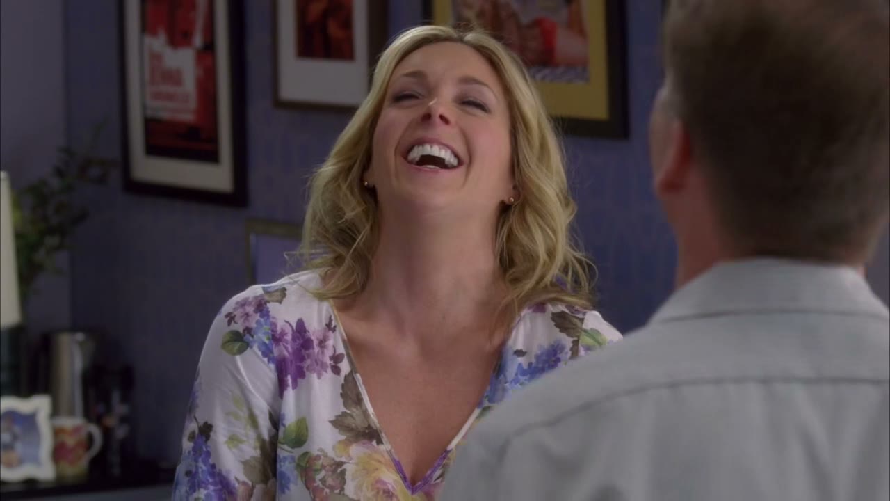 Look at us, laughing together,