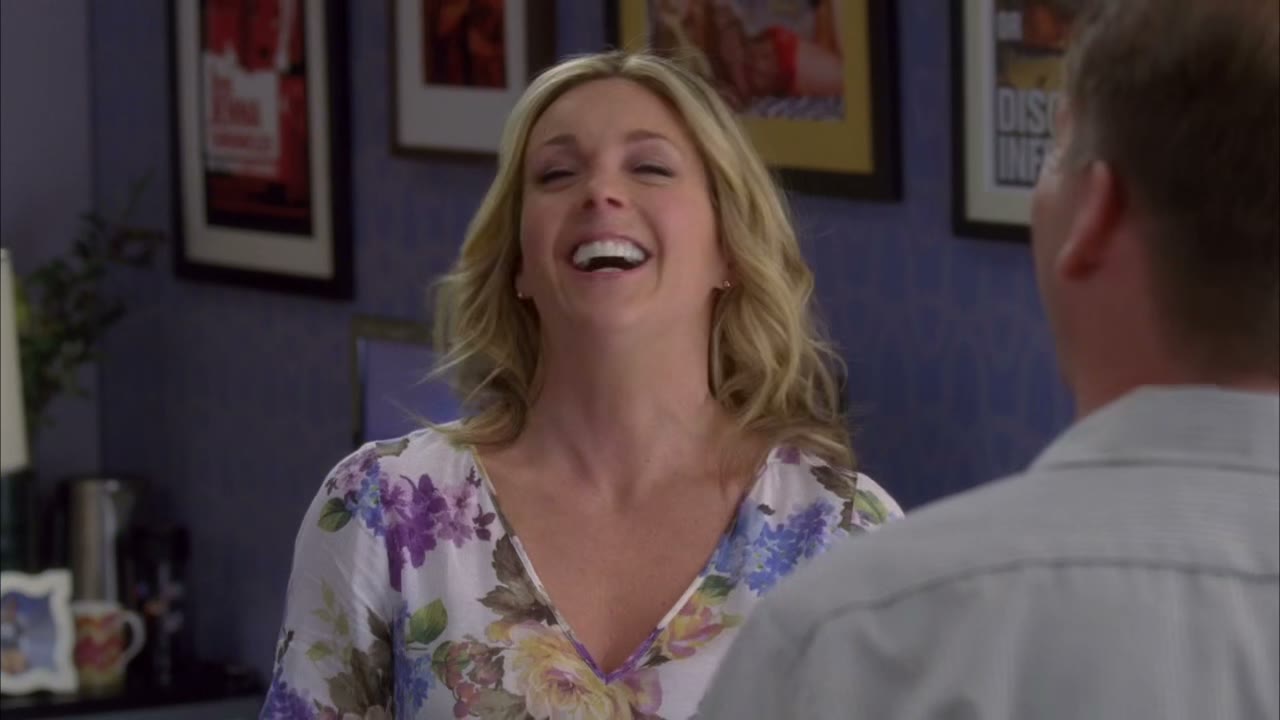 Look at us, laughing together,