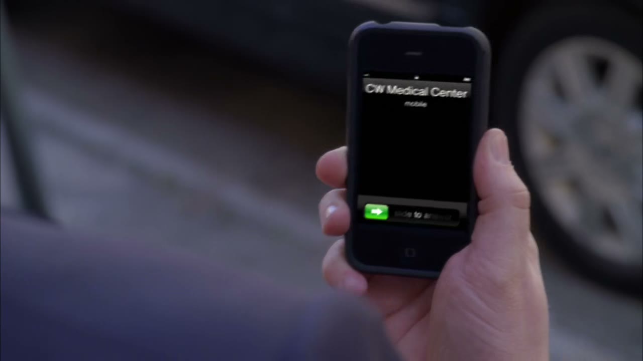 [Phone vibrating]