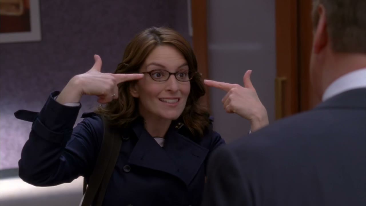 The "8" is my glasses.