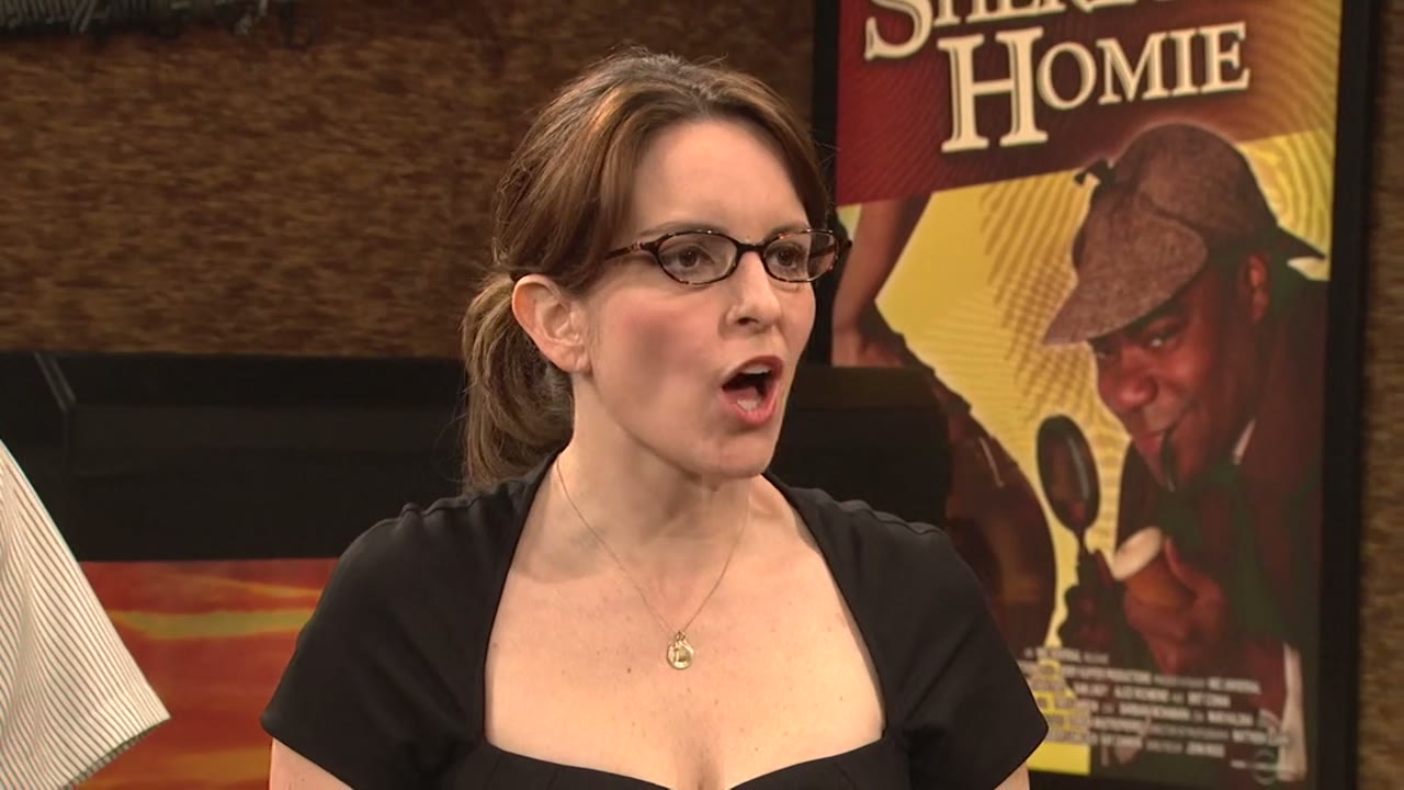 Watching you get all red-faced on TV,