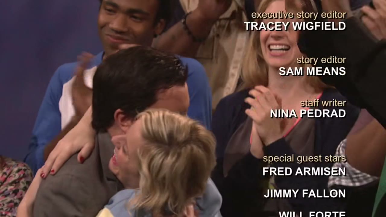 SNL crew, I love you, 30 ROCK crew, I love you.