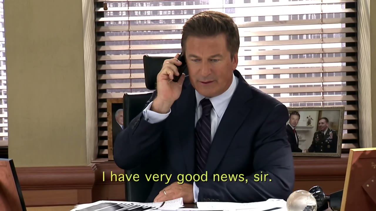 I have very good news, sir.