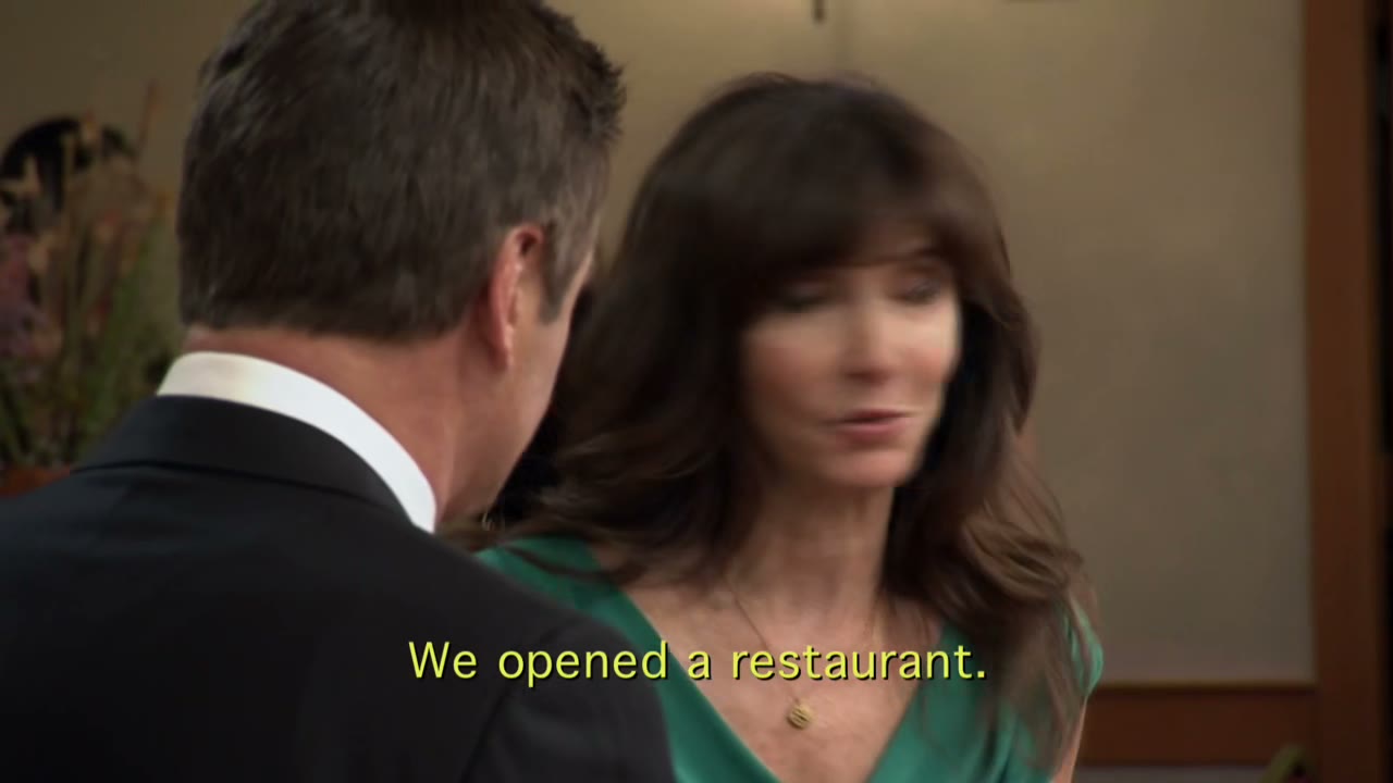 We opened a restaurant.
