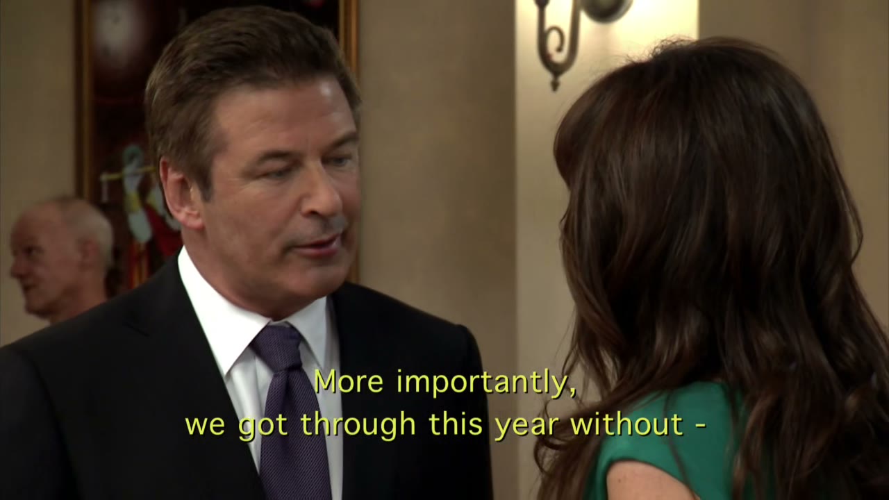 More importantly, we got through this year without -