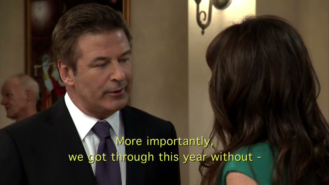 More importantly, we got through this year without -