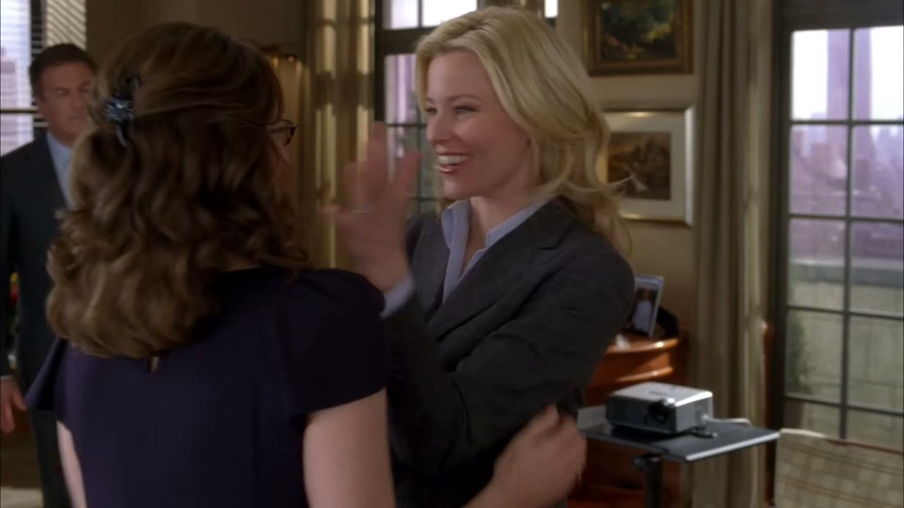 Oh, you're hair's the same.
