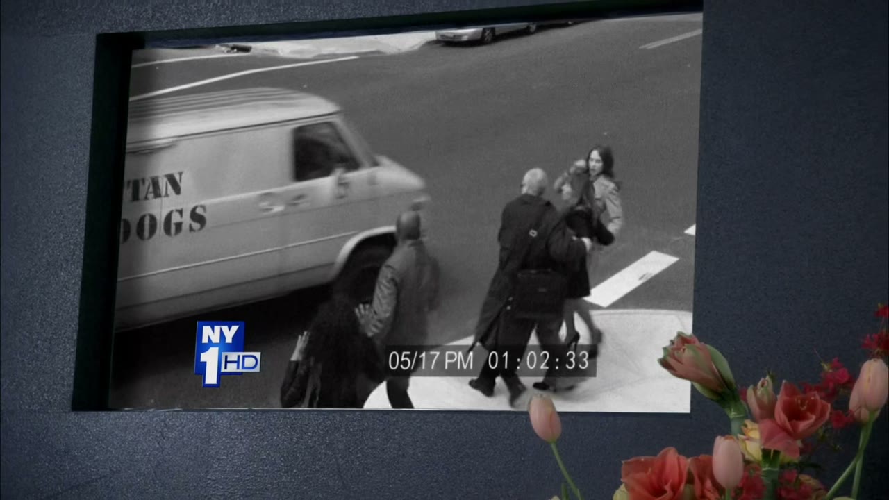 Security cameras caught the getaway van heading west