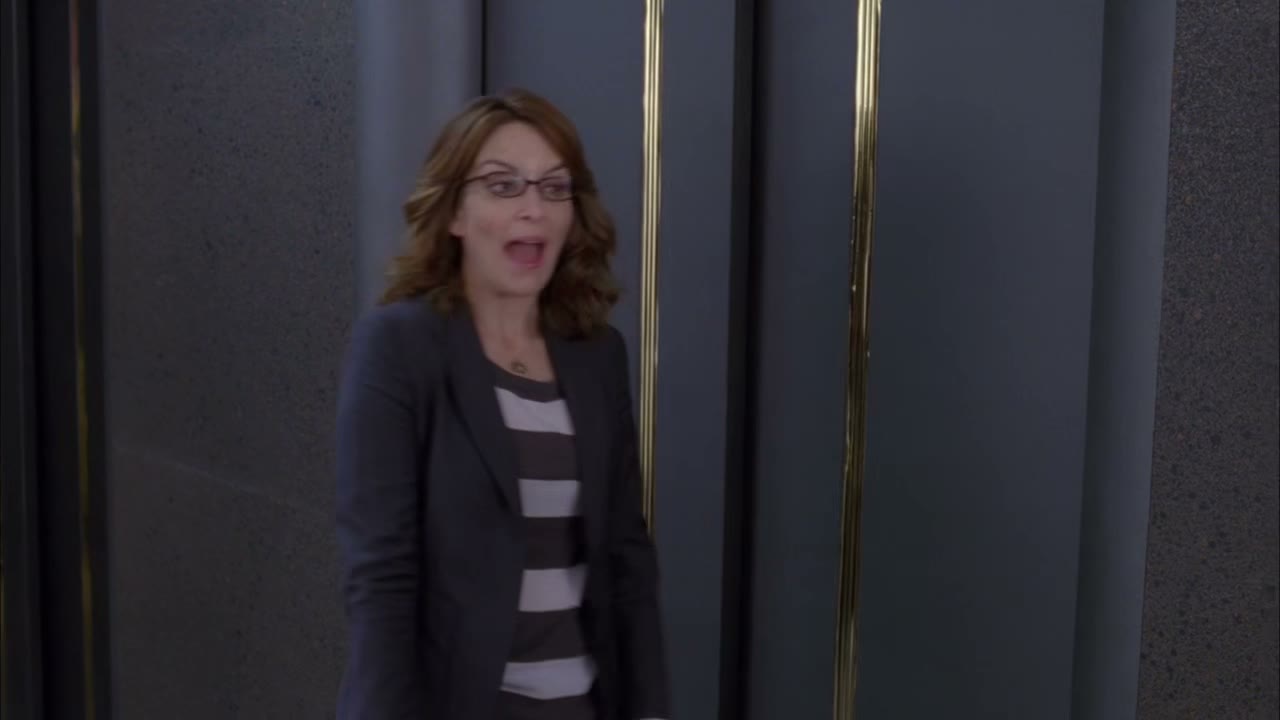 The usual liz lemon work-life balancing act.