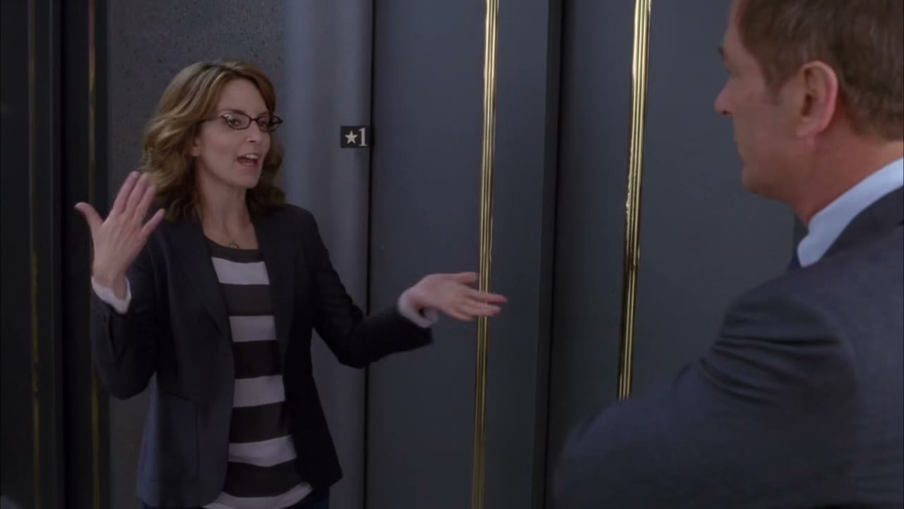 The usual liz lemon work-life balancing act.