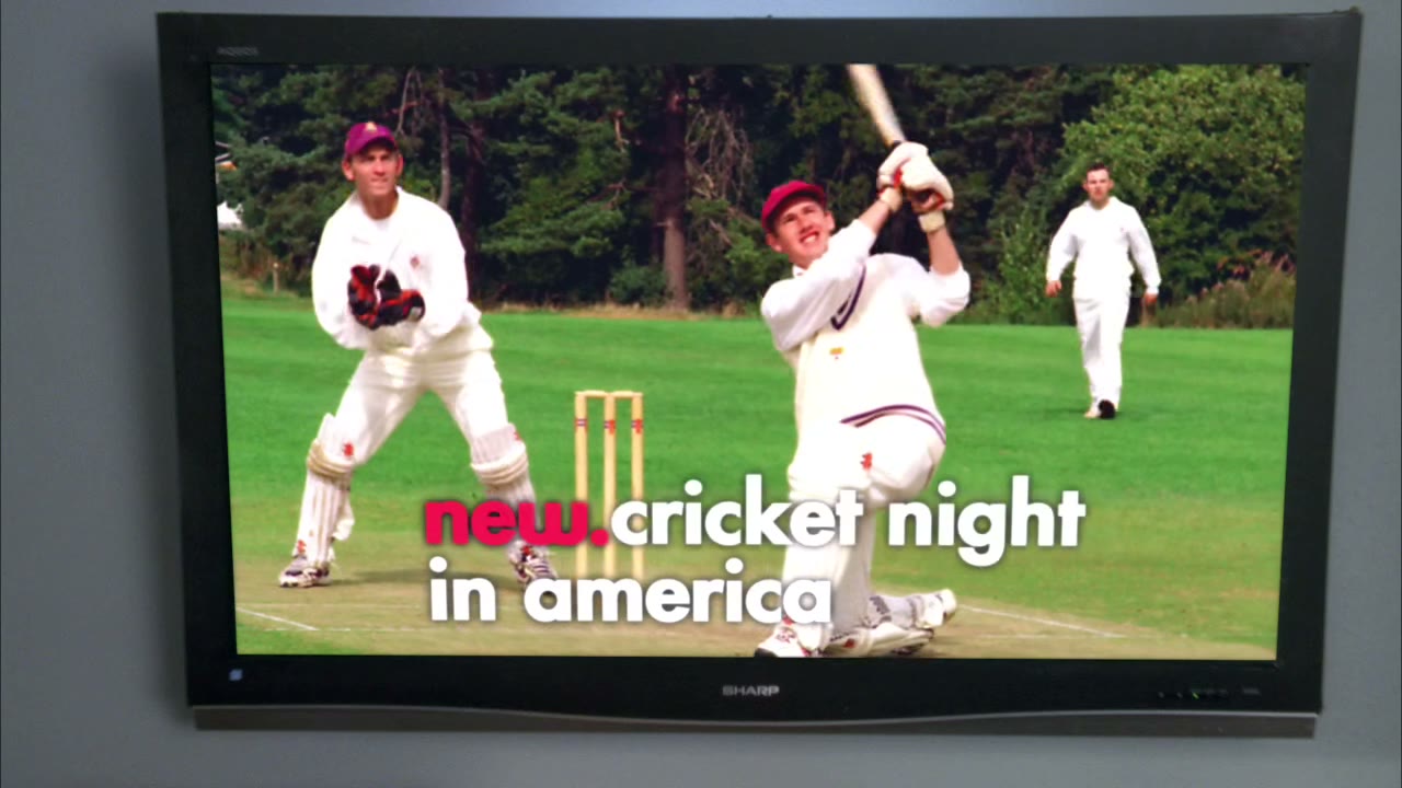 And if it's wednesday, it must be cricket night in america.