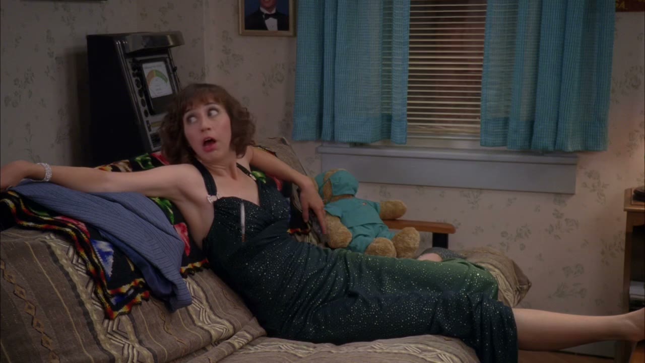 - [gasps, turns off TV]